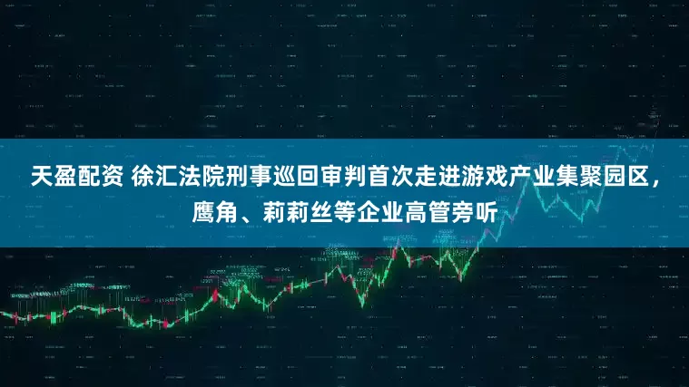 天盈配资 徐汇法院刑事巡回审判首次走进游戏产业集聚园区，鹰角、莉莉丝等企业高管旁听
